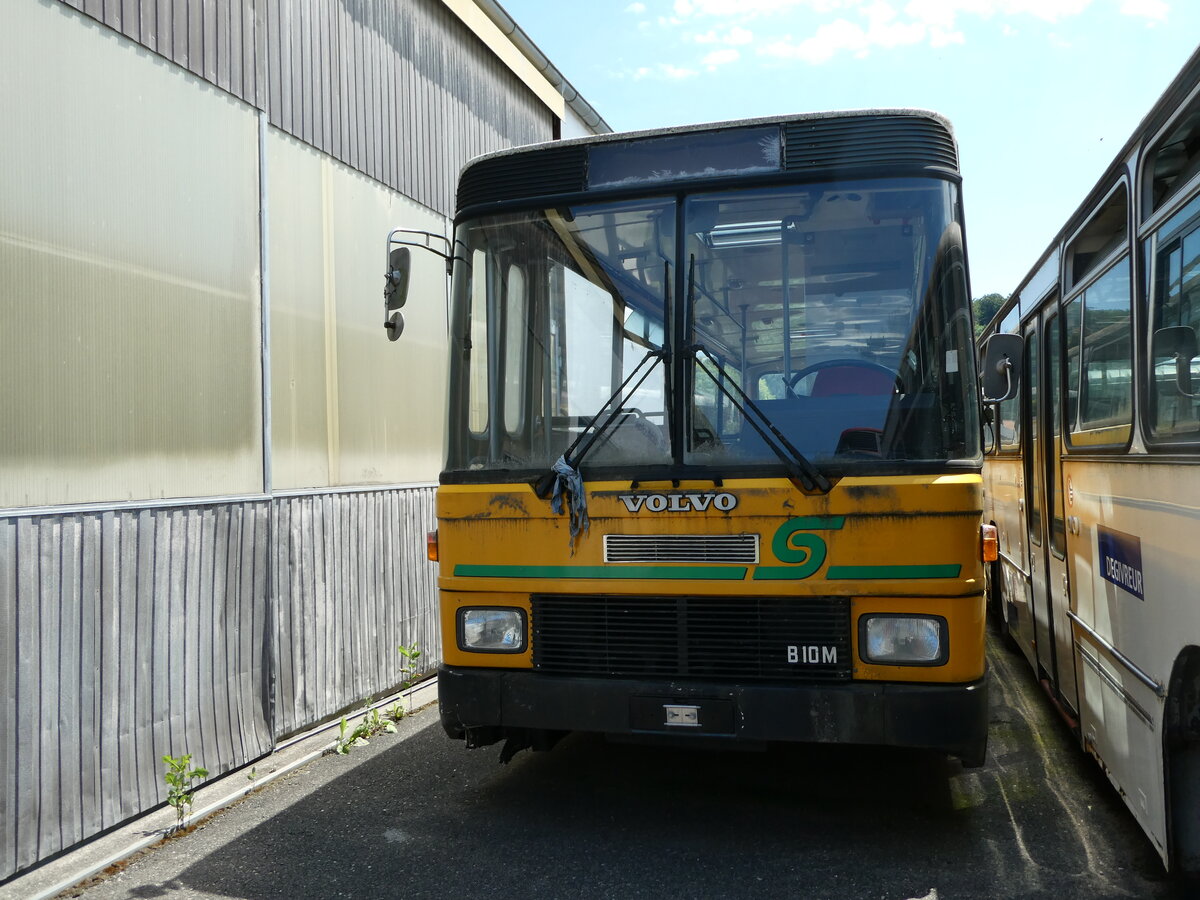 (237'885) - Baumann, M�nnedorf (R�trobus) - (ZH 101'243) - Volvo/Hess (ex P�ntener, Dussnang; ex BOS Wil Nr. 6; ex Bus-Halter, Wil Nr. 6) am 3. Juli 2022 in Faoug, Carrosserie Etter