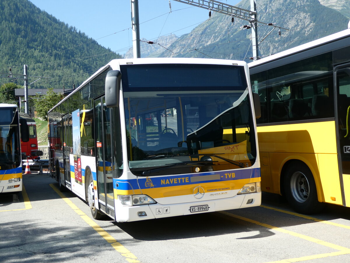 (238'092) - TMR Martigny - Nr. 106/VS 89'948 - Mercedes am 16. Juli 2022 in Orsi�res, Garage
