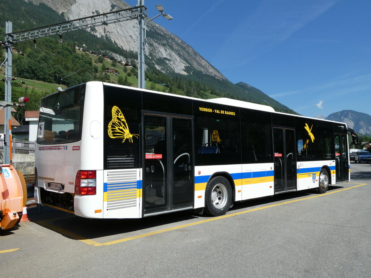 (238'096) - TMR Martigny - Nr. 103/VS 89'944 - MAN am 16. Juli 2022 in Orsi�res, Garage