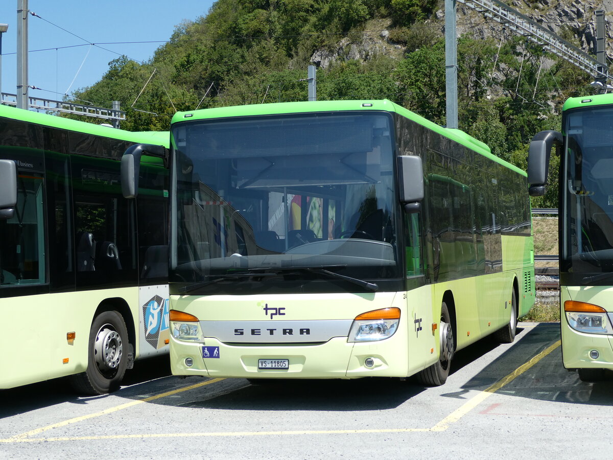 (238'121) - TPC Aigle - Nr. 24/VS 11'805 - Setra (ex Vol�nbusz, H-Budapest) am 16. Juli 2022 in Aigle, D�p�t