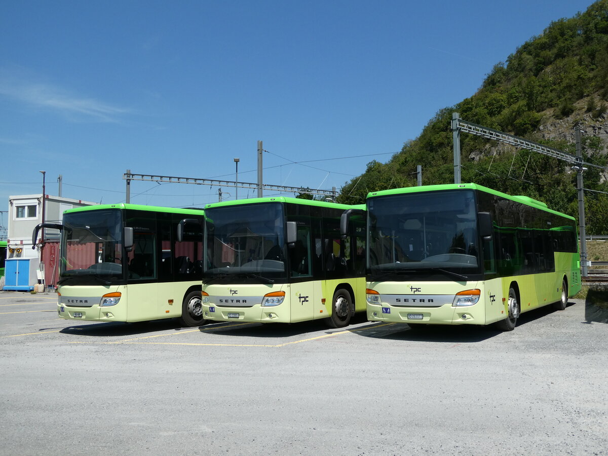 (238'134) - TPC Aigle - Nr. 30/VD 263'077 - Setra (ex Vol�nbusz, H-Budapest) am 16. Juli 2022 in Aigle, D�p�t