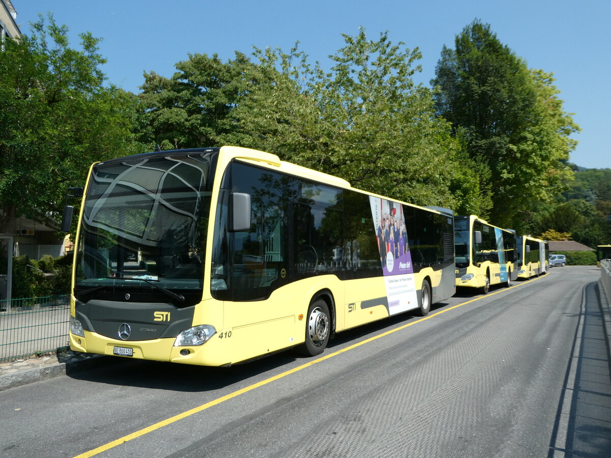 (238'307) - STI Thun - Nr. 410/BE 866'410 - Mercedes am 22. Juli 2022 bei der Schiffl�ndte Thun