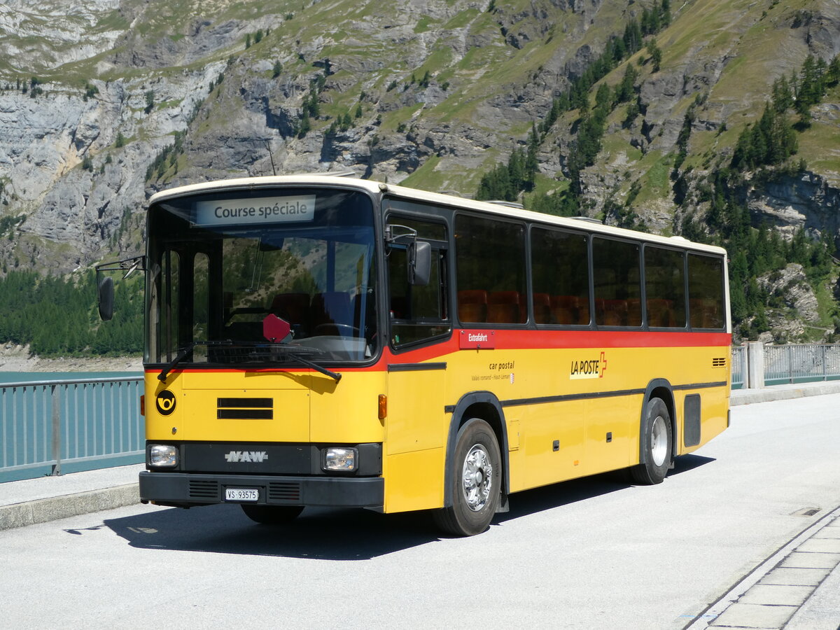 (238'675) - Oser, B�rchen - VS 93'575 - NAW/Lauber (ex Epiney, Ayer) am 31. Juli 2022 in Anz�re, Barrage de Tseuzier