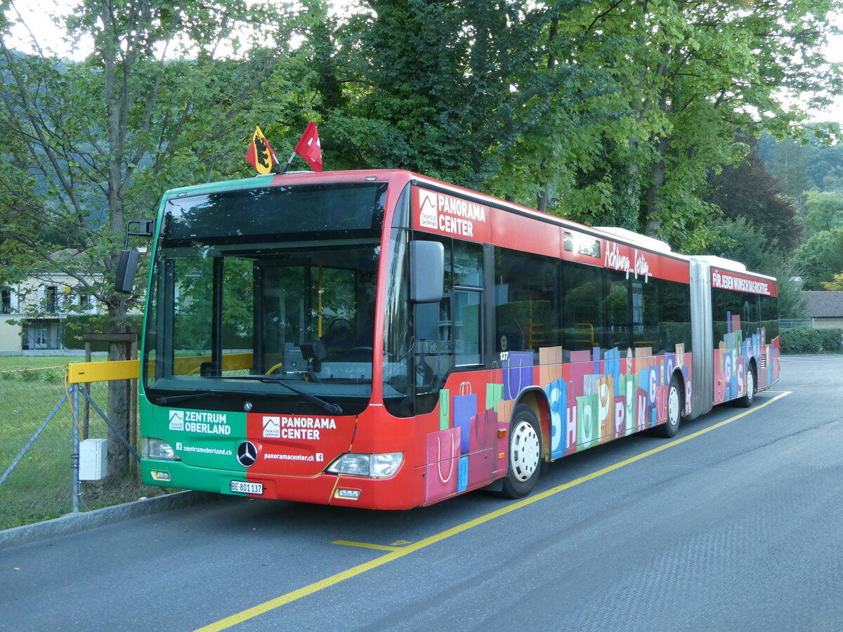 (238'724) - STI Thun - Nr. 137/BE 801'137 - Mercedes am 1. August 2022 bei der Schiffl�ndte Thun