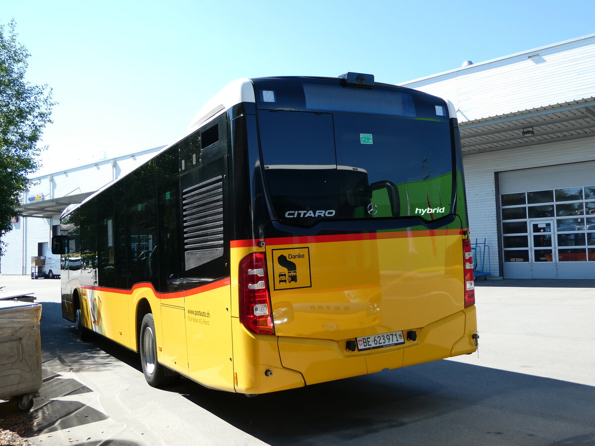 (238'758) - Fl�ck, Brienz - Nr. 7/BE 623'971 - Mercedes am 1. August 2022 in Kerzers, Interbus