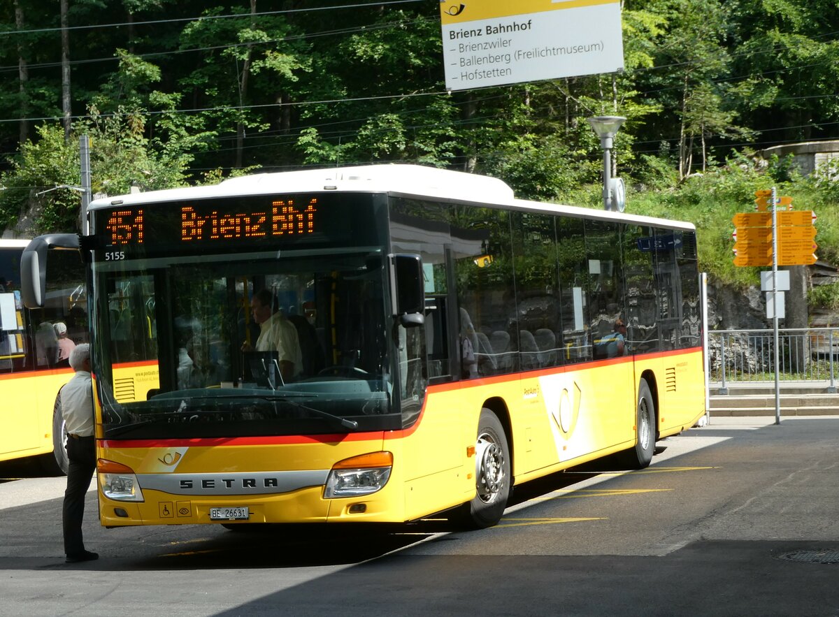 (238'804) - Fl�ck, Brienz - Nr. 6/BE 26'631 - Setra am 1. August 2022 auf dem Br�nigpass