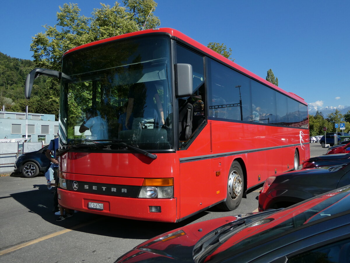 (239'015) - Land-Bus, Wattenwil - BE 146'762 - Setra (ex Gander, Ch�teau-d'Oex; ex TRAVYS Yverdon; ex AFA Adelboden Nr. 5) am 13. August 2022 in Thun, CarTerminal