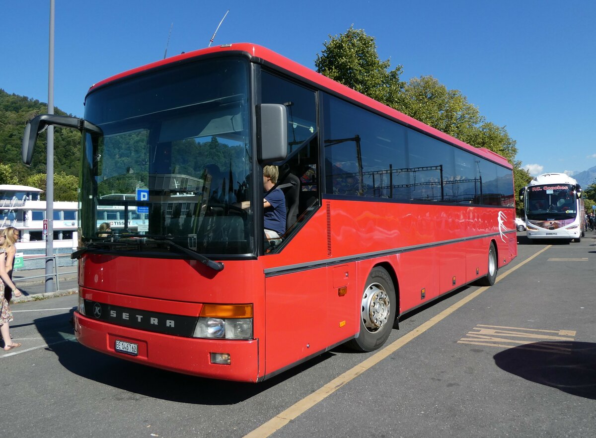 (239'020) - Land-Bus, Wattenwil - BE 146'762 - Setra (ex Gander, Ch�teau-d'Oex; ex TRAVYS Yverdon; ex AFA Adelboden Nr. 5) am 13. August 2022 in Thun, CarTerminal