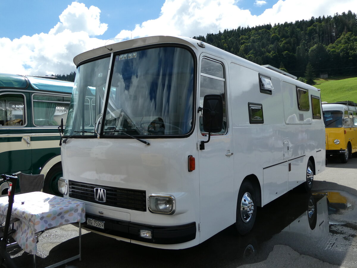 (239'202) - Rusu, Sch�nholzerswilen - TG 75'069 - Setra am 20. August 2022 in Wildhaus, Munzenriet