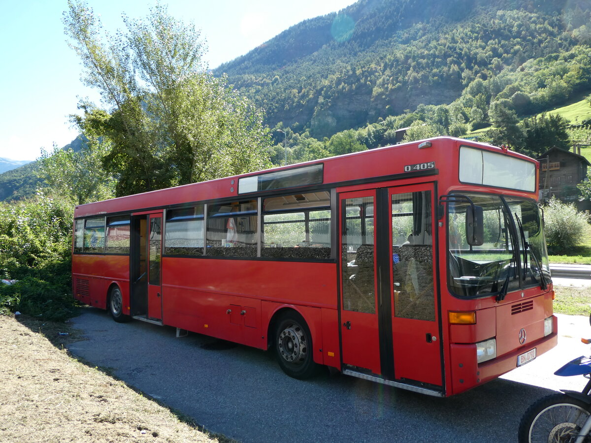 (239'356) - Aus Deutschland: ??? - BN 0792 - Mercedes (ex M�ther, Witten) am 21. August 2022 in Eyholz, Fust