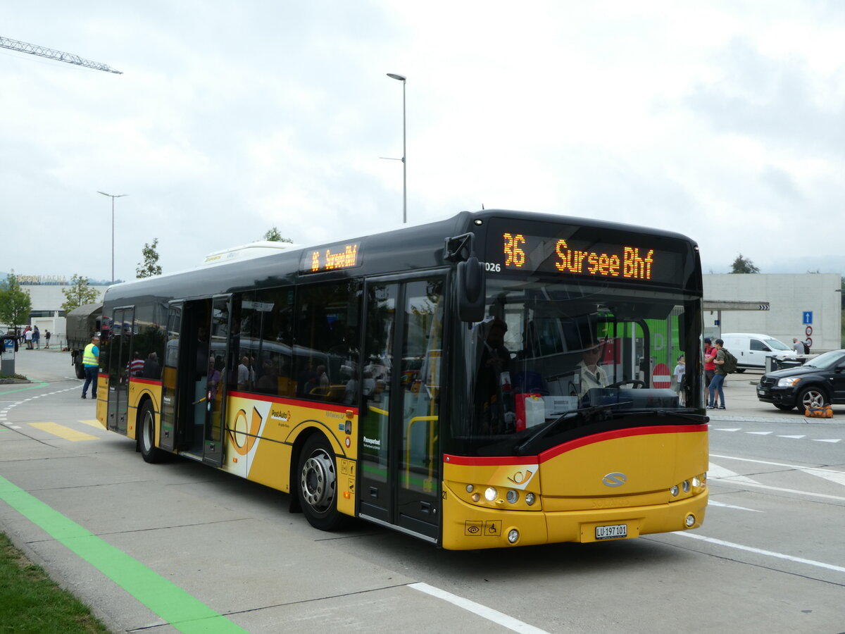 (239'513) - H�fliger, Sursee - Nr. 21/LU 197'101 - Solaris am 27. August 2022 in Oberkirch, CAMPUS Sursee