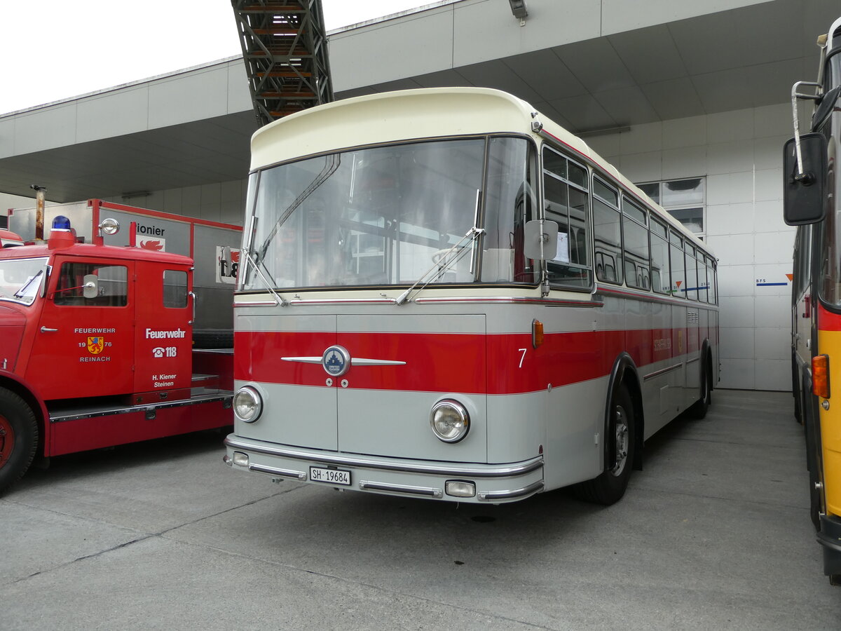 (239'580) - Borer, Neuhausen - Nr. 7/SH 19'684 - Saurer/T�scher (ex Heiniger, B�tzberg; ex ASS Schleitheim Nr. 22; ex ASS Schleitheim Nr. 7) am 27. August 2022 in Oberkirch, CAMPUS Sursee