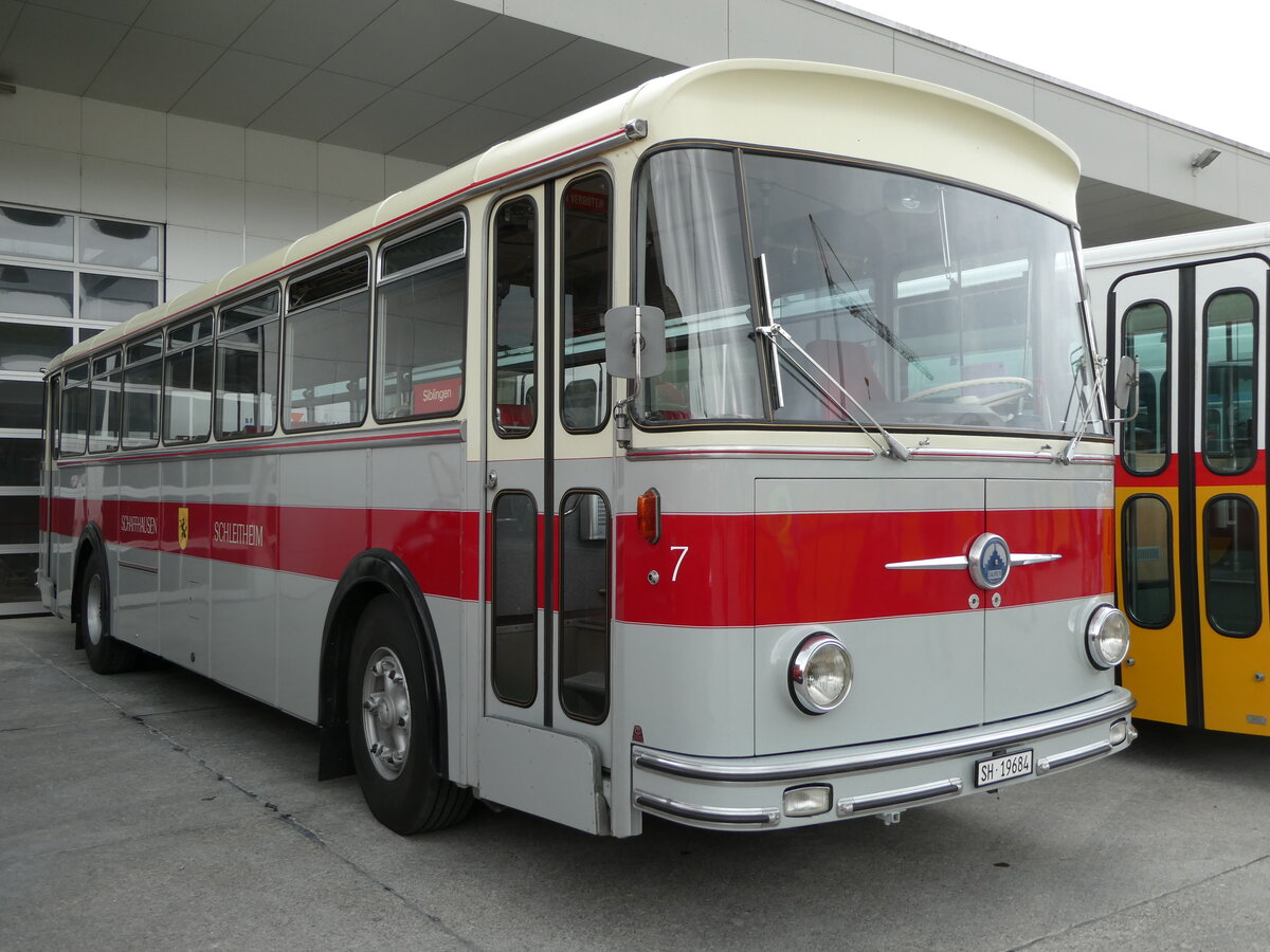 (239'581) - Borer, Neuhausen - Nr. 7/SH 19'684 - Saurer/T�scher (ex Heiniger, B�tzberg; ex ASS Schleitheim Nr. 22; ex ASS Schleitheim Nr. 7) am 27. August 2022 in Oberkirch, CAMPUS Sursee