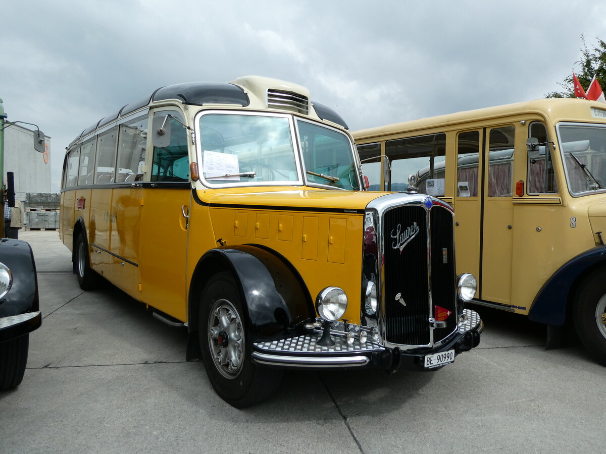 (239'689) - Ritter, Sch�pbach - BE 90'990 - Saurer/Gangloff (ex Linder, Einigen; ex P 23'146; ex P 2215) am 27. August 2022 in Oberkirch, CAMPUS Sursee