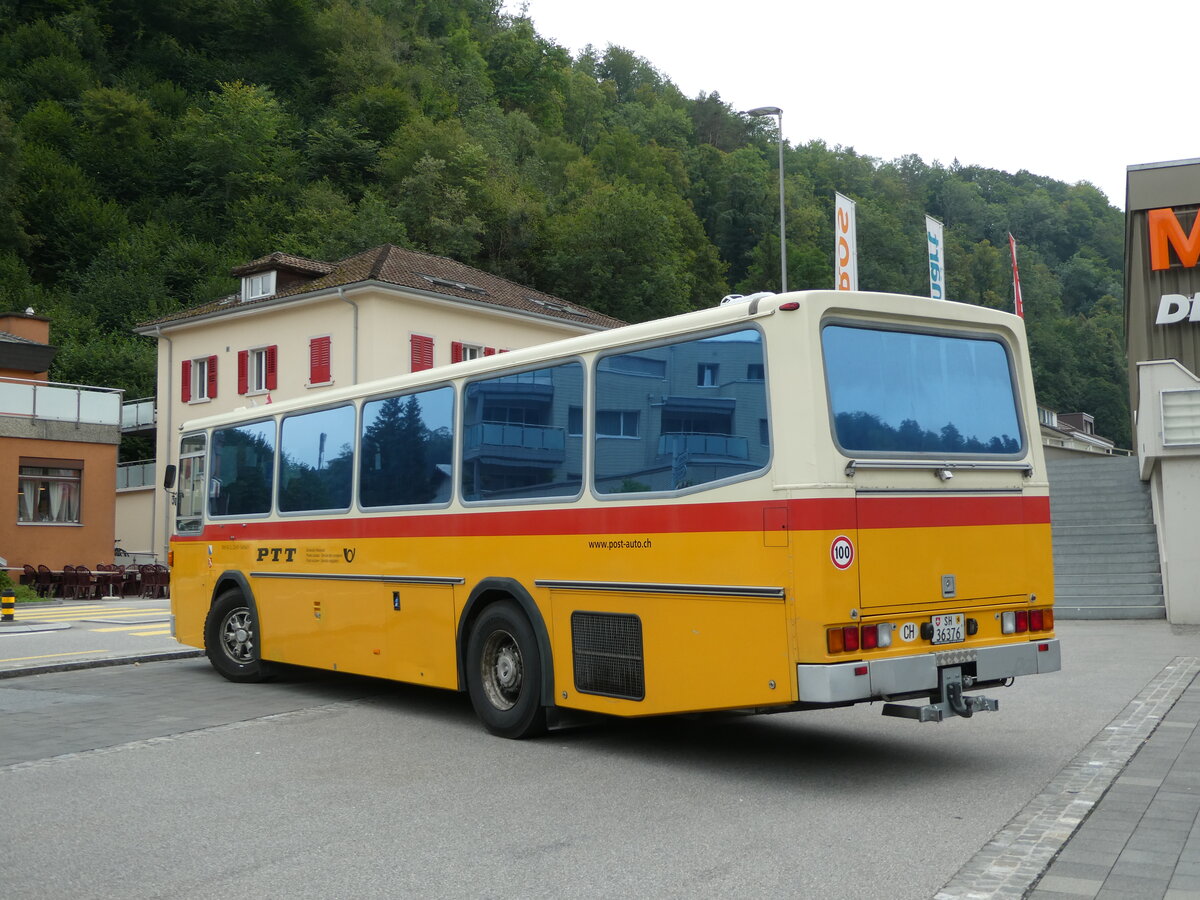 (239'753) - Roth, Z�rich - SH 36'376 - Saurer/T�scher (ex Looser, Elm; ex Mattli, Wassen) am 28. August 2022 in Wolhusen, Markt