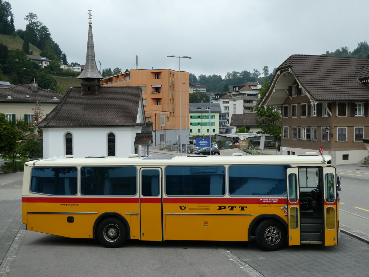 (239'754) - Roth, Z�rich - SH 36'376 - Saurer/T�scher (ex Looser, Elm; ex Mattli, Wassen) am 28. August 2022 in Wolhusen, Markt