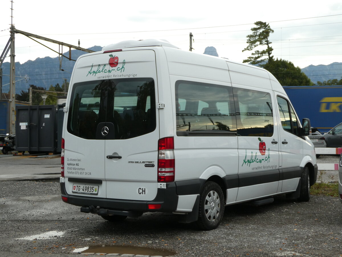 (239'908) - Apfelcar, M�rstetten - TG 49'835 - Mercedes am 2. September 2022 in Thun, Rosenau