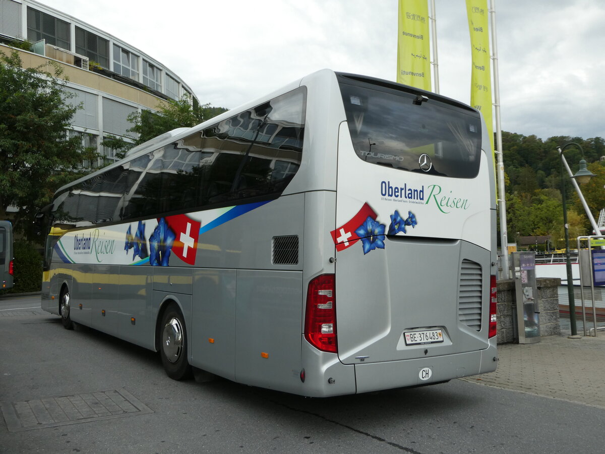 (239'911) - Oberland Reisen, Thun - Nr. 40/BE 376'483 - Mercedes am 2. September 2022 bei der Schiffl�ndte Thun