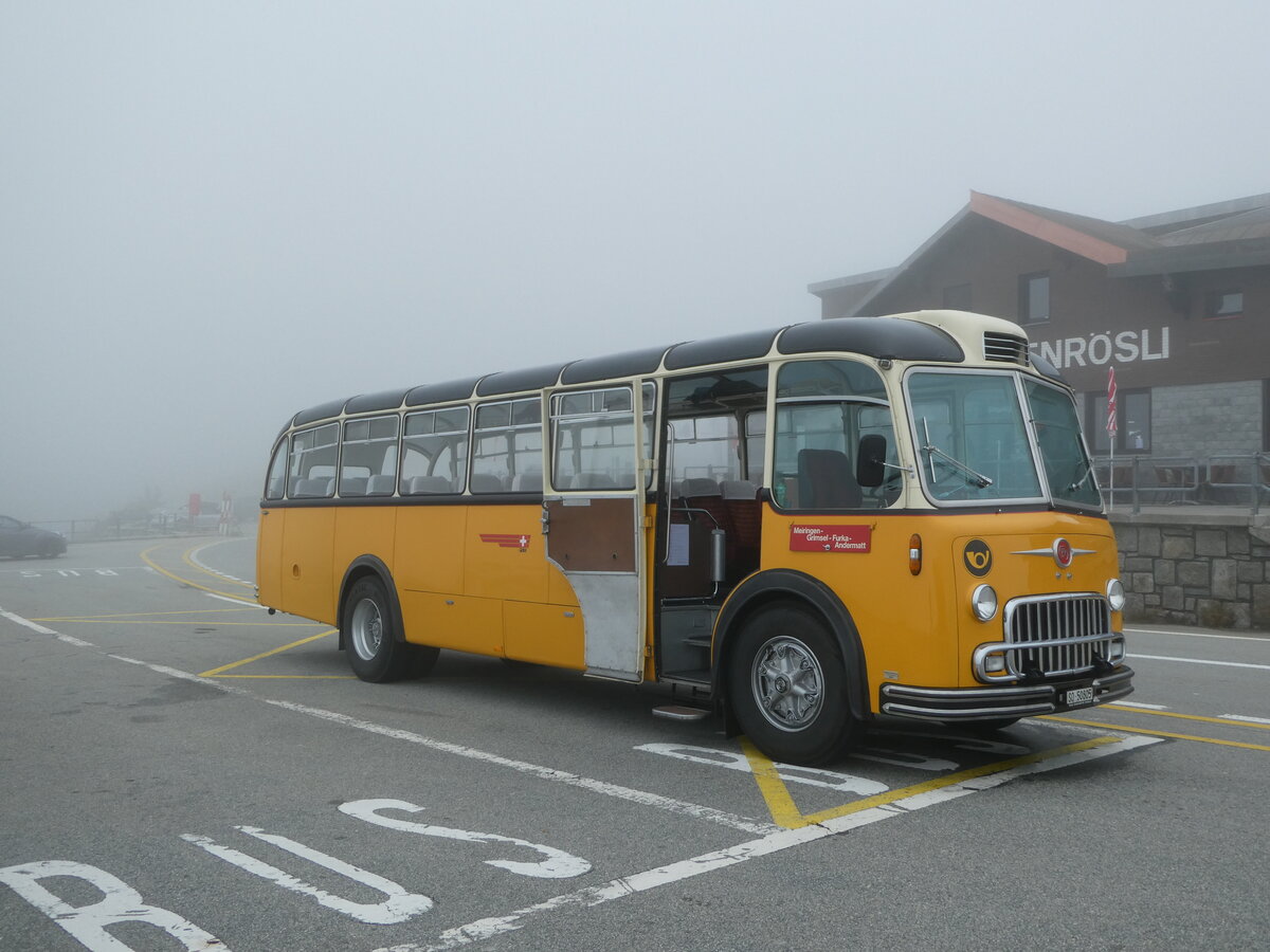 (240'276) - Gerber, Matzendorf - SO 50'805 - FBW/R&J (ex Kontiki, Wettingen; ex P 24'001; ex P 21'501) am 25. September 2022 in Grimsel, Passh�he