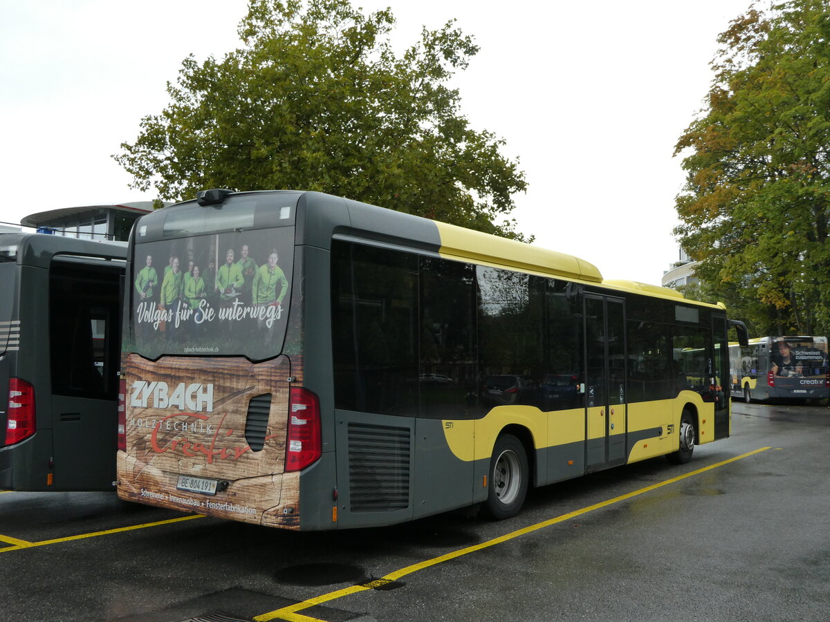 (240'333) - STI Thun - Nr. 191/BE 804'191 - Mercedes am 26. September 2022 bei der Schiffl�ndte Thun