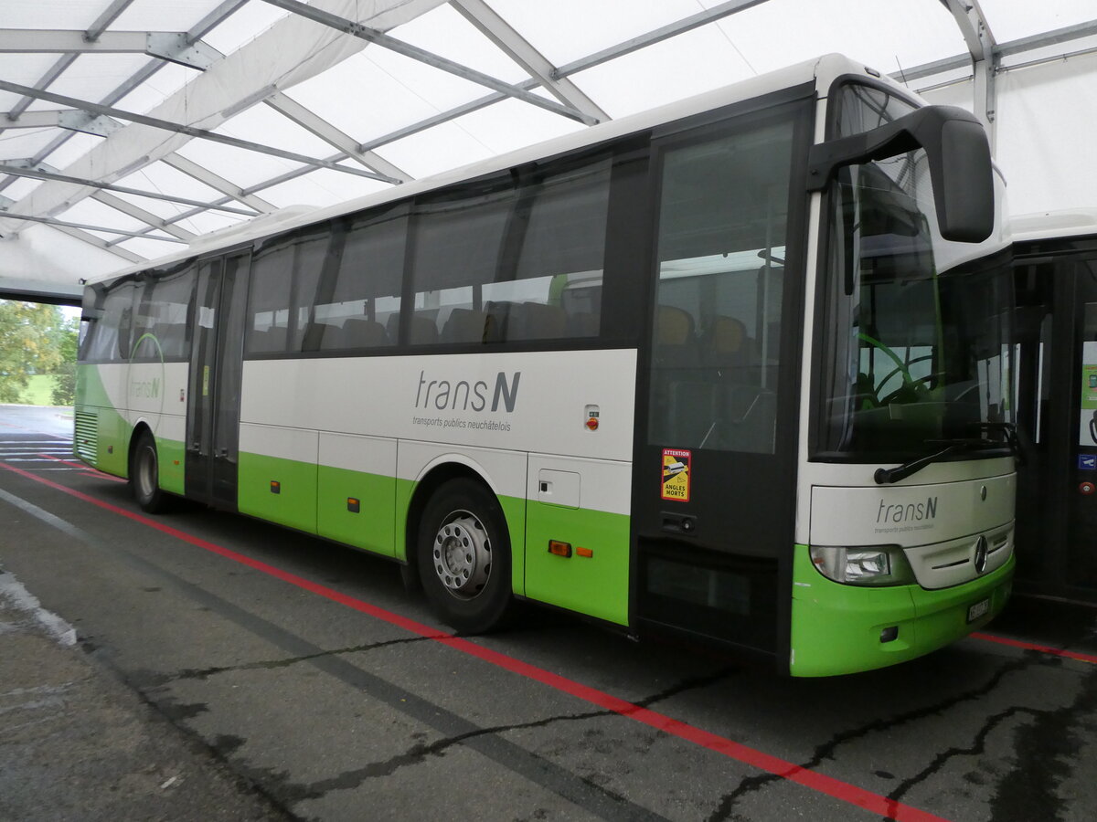 (240'412) - transN, La Chaux-de-Fonds - Nr. 281/NE 137'281 - Mercedes am 1. Oktober 2022 in La Chaux-de-Fonds, D�p�t