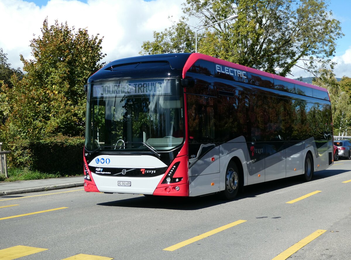 (240'550) - TRAVYS Yverdon - Nr. 160/VD 360'489 - Volvo am 2. Oktober 2022 in Yverdon, D�p�t SBB