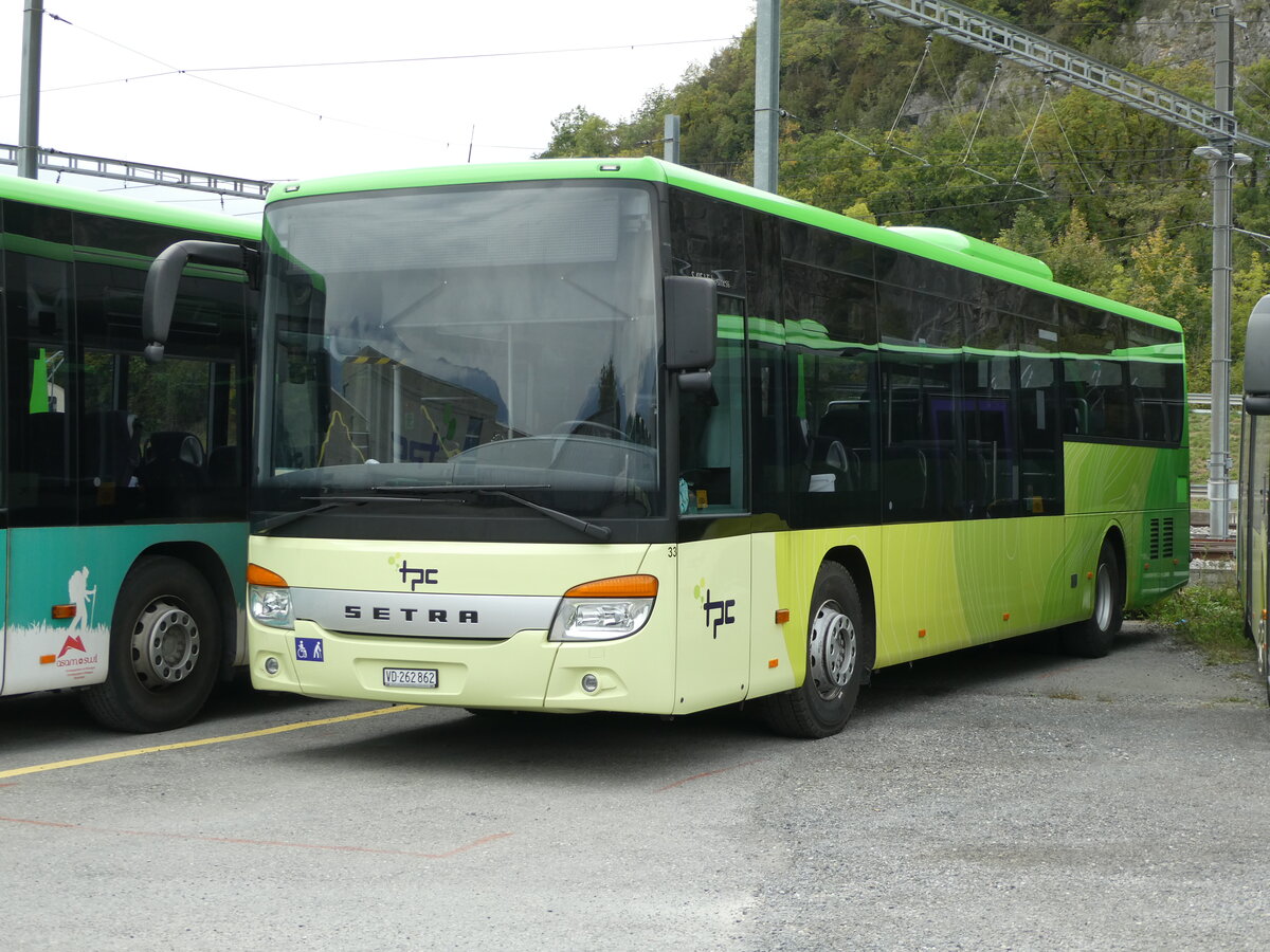 (240'665) - TPC Aigle - Nr. 33/VD 262'862 - Setra (ex Vol�nbusz, H-Budapest) am 8. Oktober 2022 in Aigle, D�p�t