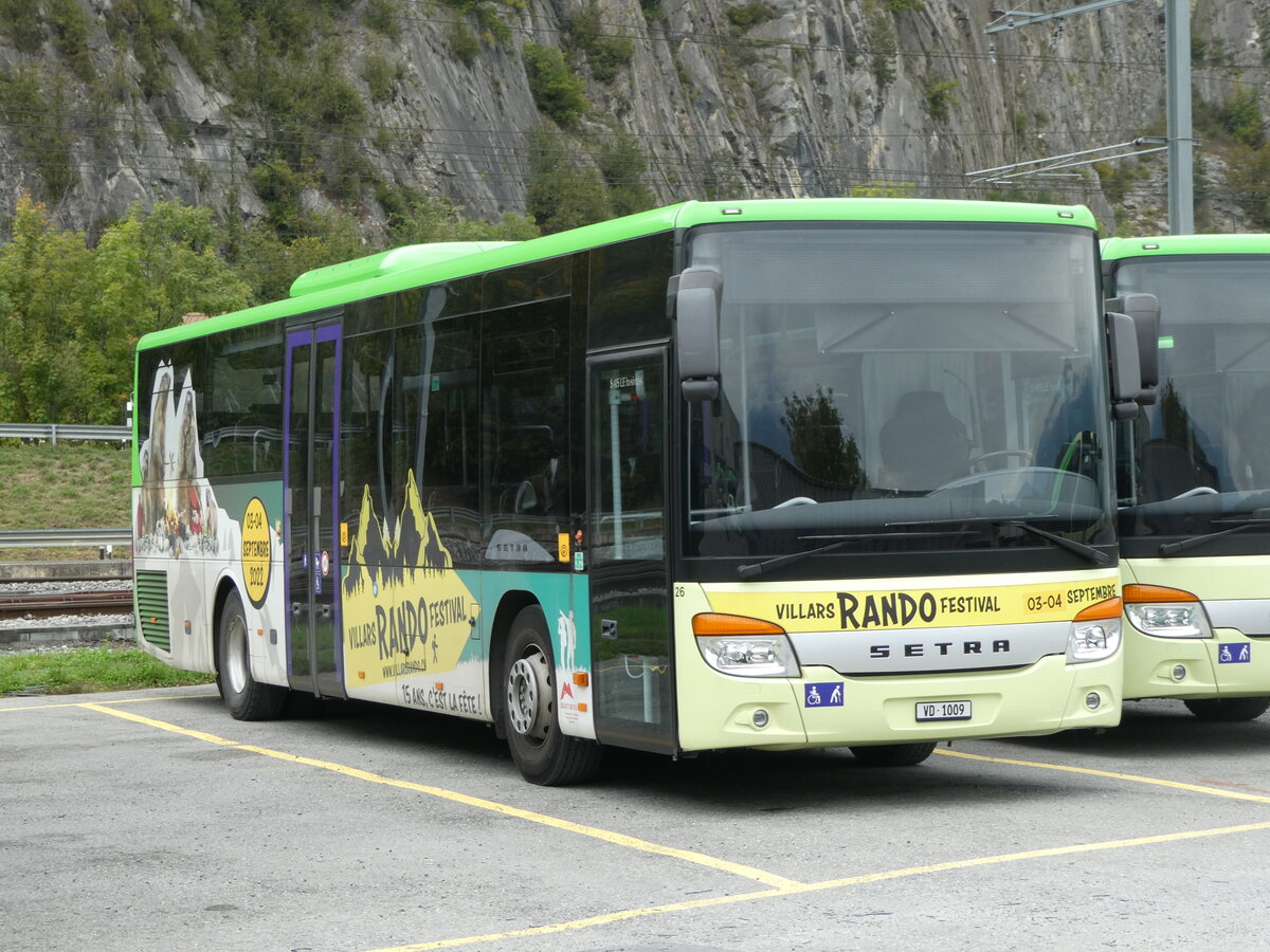 (240'670) - TPC Aigle - Nr. 26/VD 1009 - Setra (ex Vol�nbusz, H-Budapest) am 8. Oktober 2022 in Aigle, D�p�t