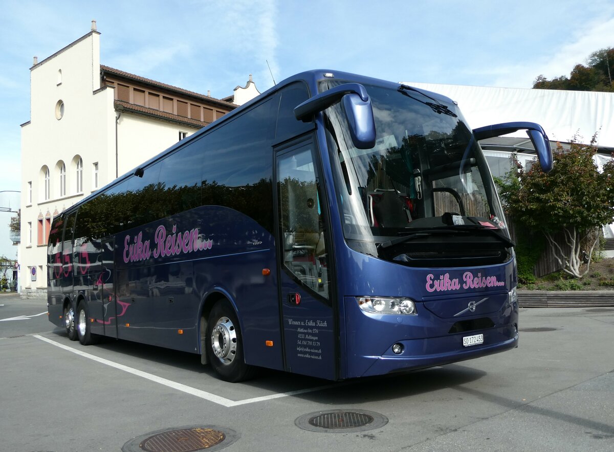 (240'937) - Aus der Schweiz: Erika-Reisen, Meltingen - SO 172'453 - Volvo am 11. Oktober 2022 in Vaduz, St�dtle