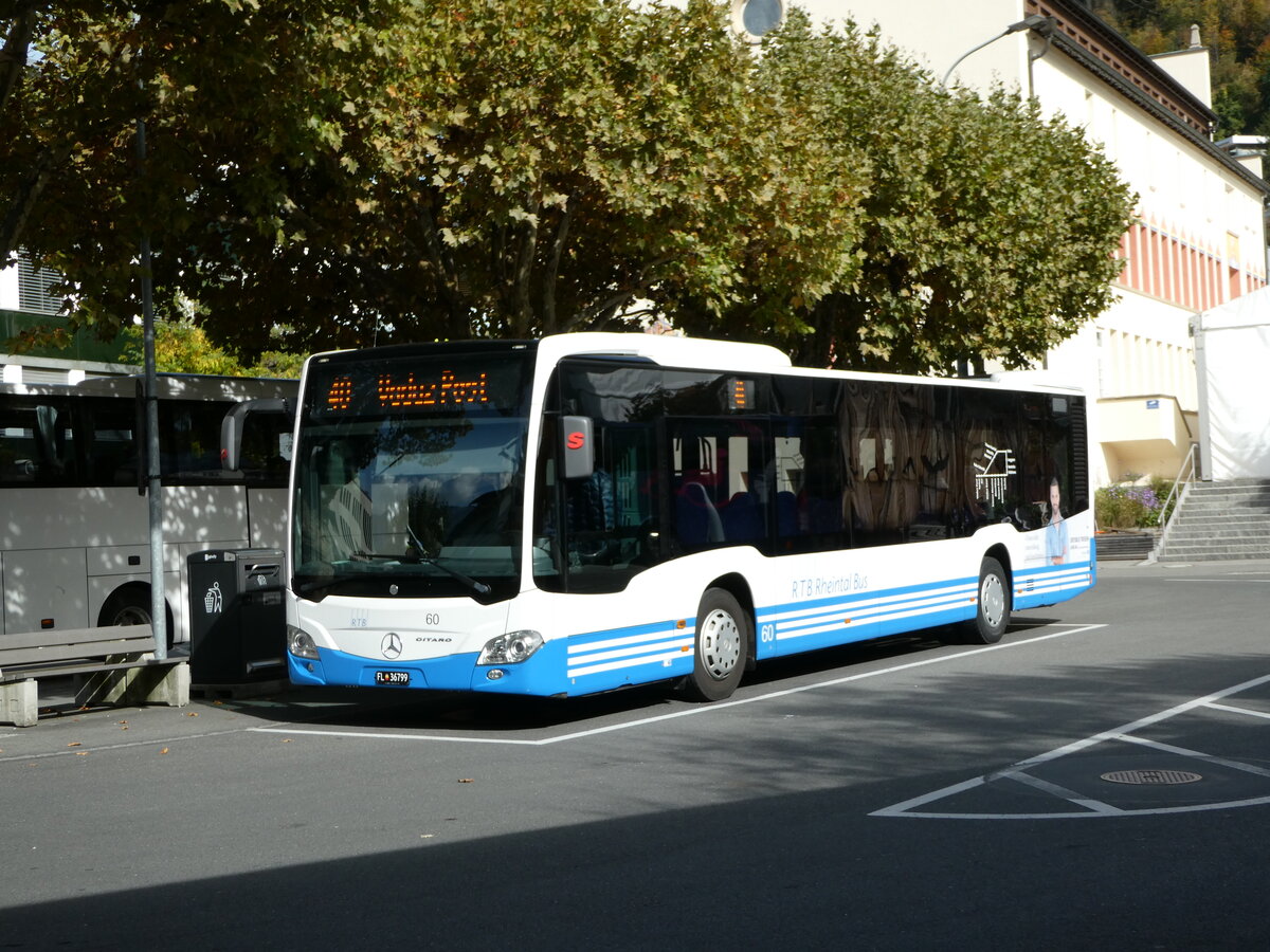 (240'944) - Sch�dler, Triesenberg (RTB 60) - FL 36'799 - Mercedes am 11. Oktober 2022 in Vaduz, St�dtle