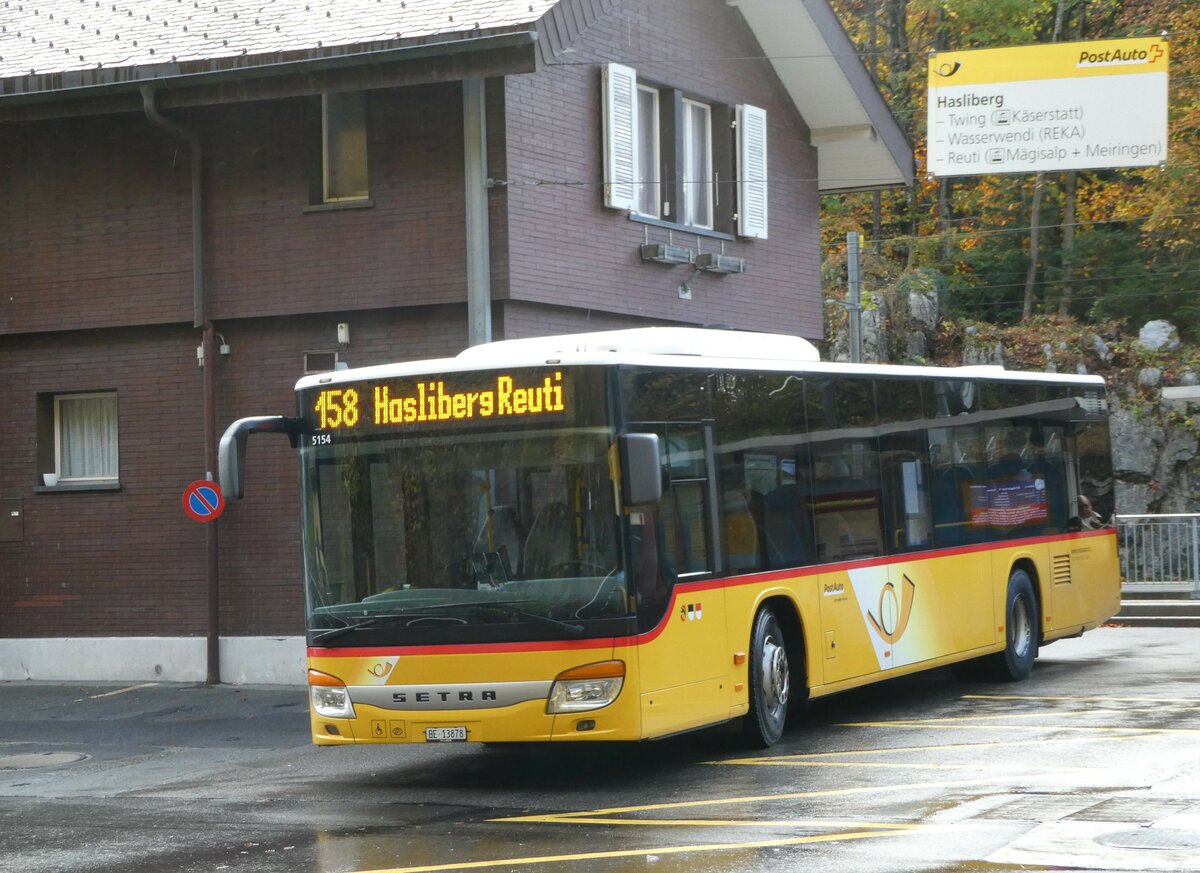 (241'703) - Fl�ck, Brienz - Nr. 0/BE 13'878 - Setra am 22. Oktober 2022 auf dem Br�nigpass