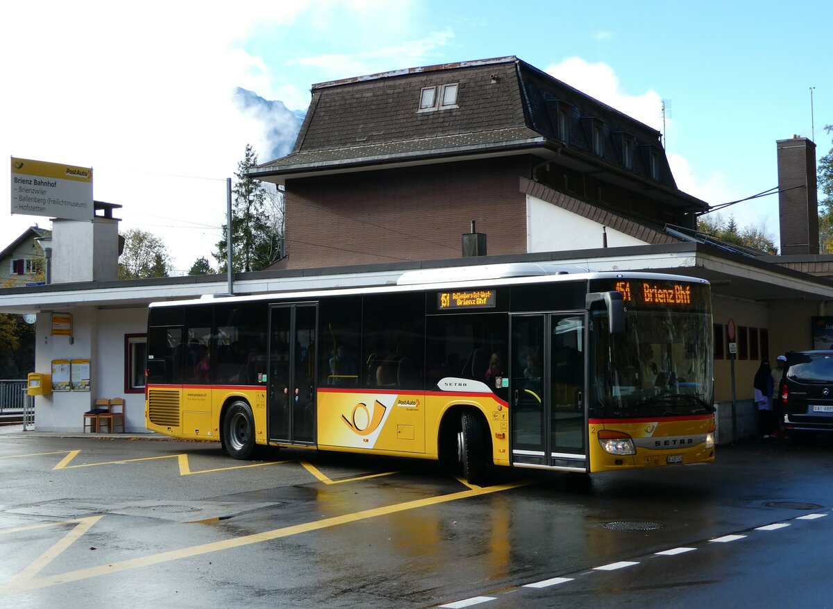 (241'711) - Fl�ck, Brienz - Nr. 2/BE 435'742 - Setra am 22. Oktober 2022 auf dem Br�nigpass