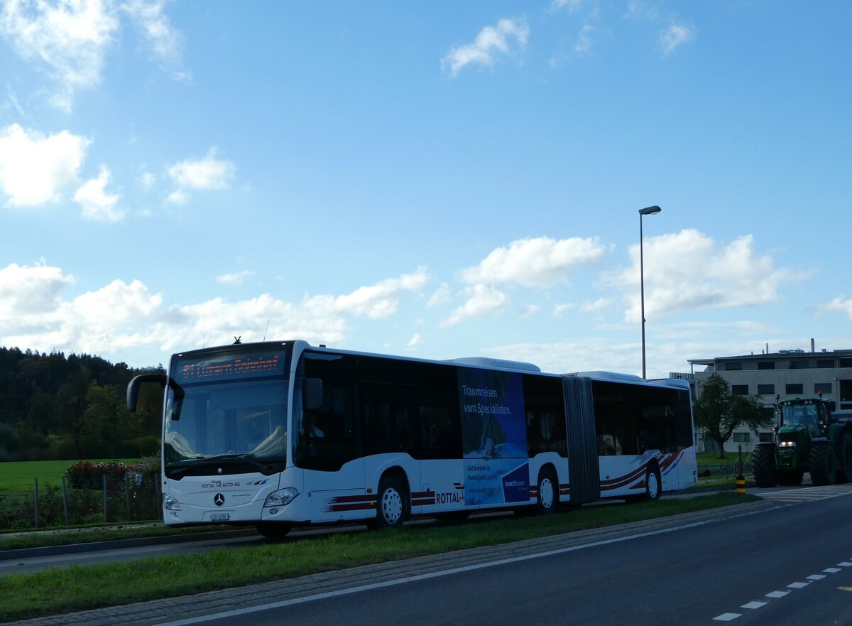 (241'788) - ARAG Ruswil - Nr. 38/LU 4256 - Mercedes am 22. Oktober 2022 in Ruswil, Neum�li