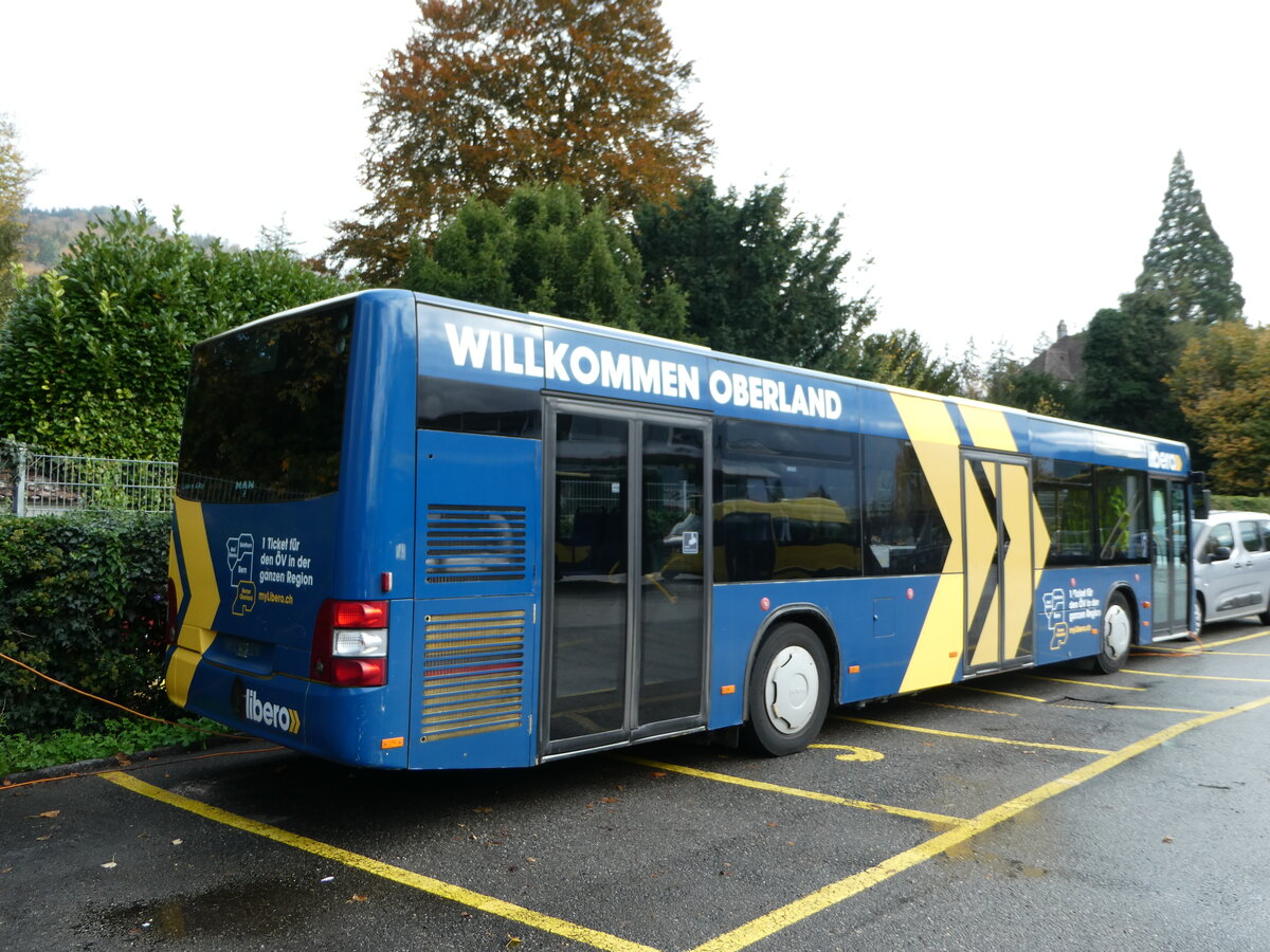 (242'082) - STI Thun - Nr. 128 - MAN am 1. November 2022 bei der Schiffl�ndte Thuzn