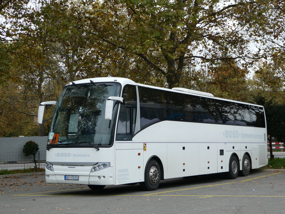 (242'541) - Aus Serbien: Boss Komerc Prevoz, Uzice - UE 170-EL - VDL Berkhof am 12. November 2022 in Z�rich, Sihlquai 