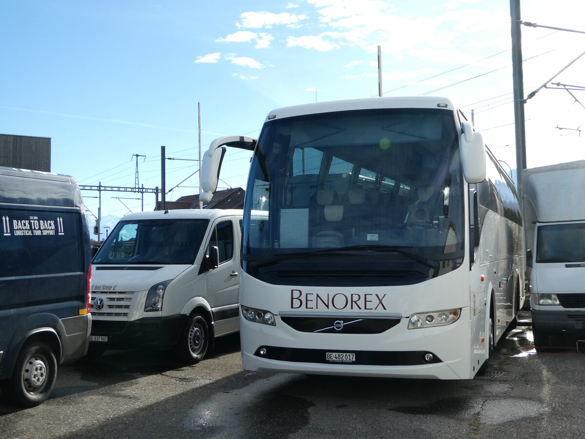(243'198) - Benorex, Bern - BE 482'017 - Volvo am 27. November 2022 in Burgistein, Garage M�ller