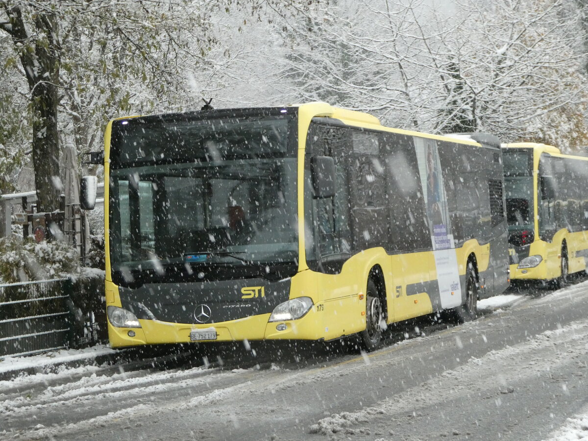 (243'688) - STI Thun - Nr. 179/BE 752'179 - Mercedes am 9. Dezember 2022 bei der Schiffl�ndte Thun