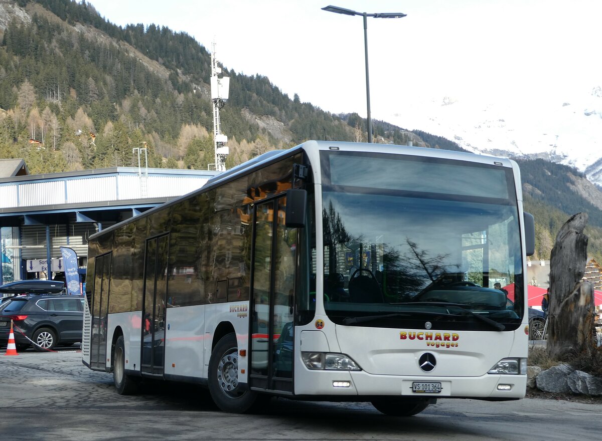 (244'272) - Buchard, Leytron - Nr. 64/VS 101'364 - Mercedes (ex TPL Lugano Nr. 309) am 28. Dezember 2022 in Anz�re, T�l�cabine