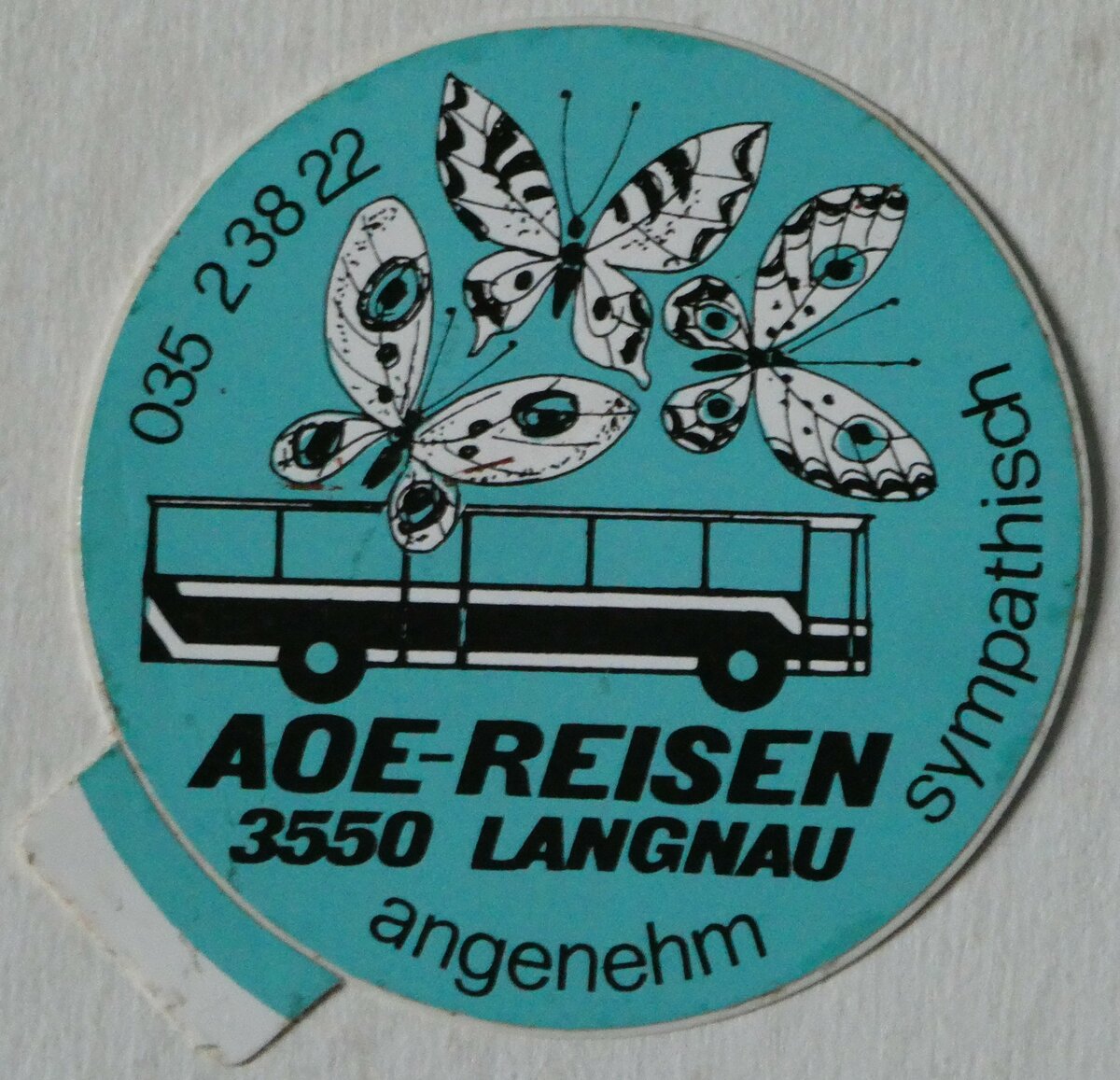 (244'885) - Kleber f�r AOE-Reisen am 9. Januar 2023 in Thun