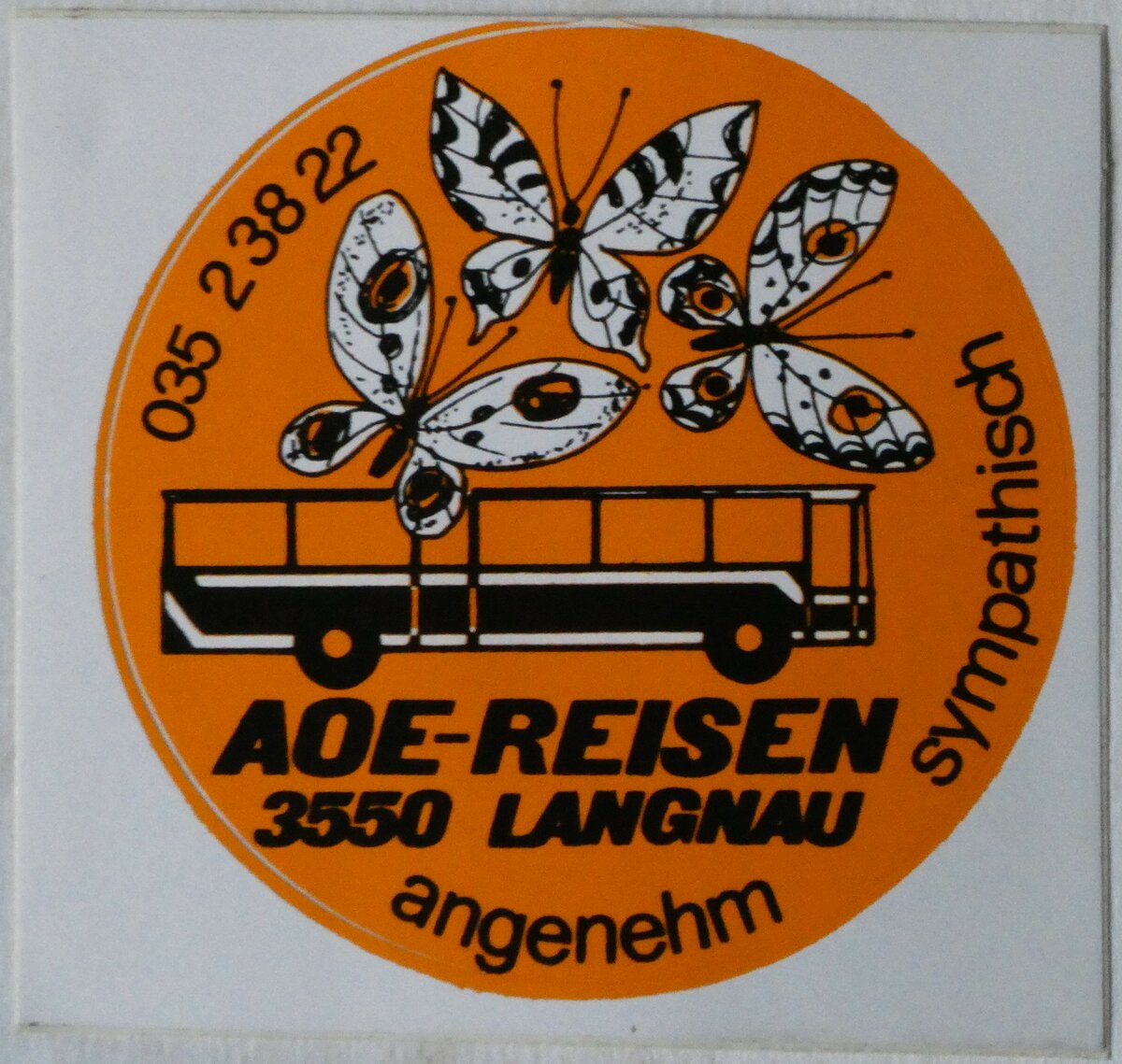 (244'886) - Kleber f�r AOE-Reisen am 9. Januar 2023 in Thun