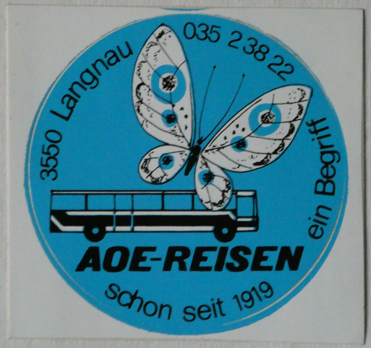 (244'887) - Kleber f�r AOE-Reisen am 9. Januar 2023 in Thun