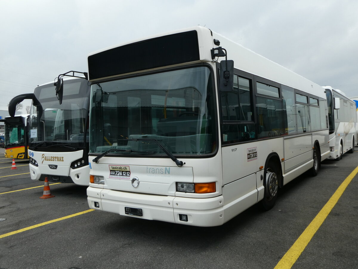 (245'484) - Taxicab, Neuch�tel - Irisbus am 28. Januar 2023 in Kerzers, Interbus