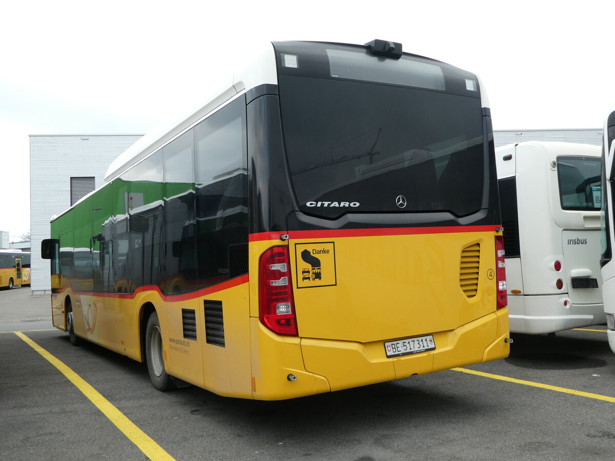 (245'503) - Fl�ck, Brienz - Nr. 4/BE 517'311/PID 10'858 - Mercedes am 28. Januar 2023 in Kerzers, Interbus