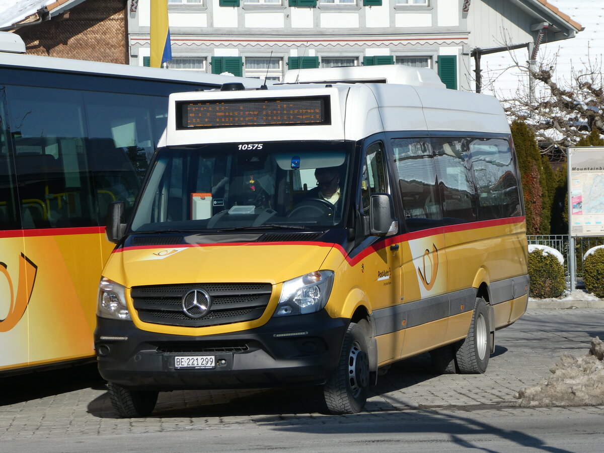 (245'559) - L�thi, Hinterfultigen - BE 221'299/PID 10'575 - Mercedes am 30. Januar 2023 in Riggisberg, Post