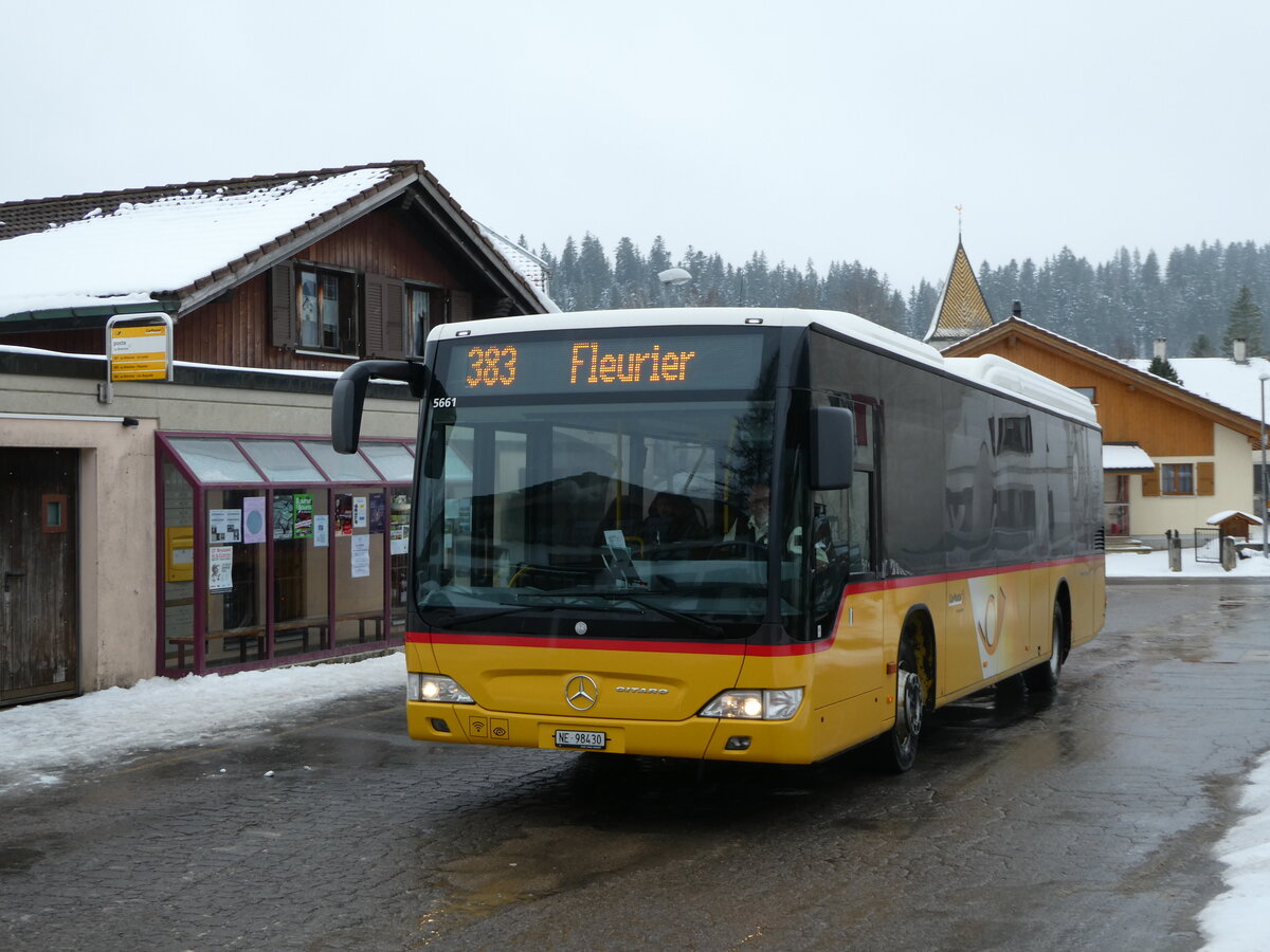(245'653) - CarPostal Ouest - NE 98'430/PID 5661 - Mercedes am 2. Februar 2023 in La Br�vine, Post