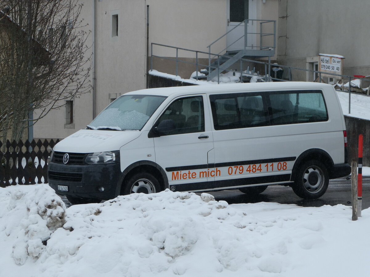(245'665) - Haussener, Lanzenh�usern - BE 547'620 - VW am 2. Februar 2023 in La Br�vine