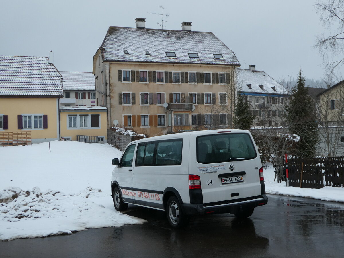 (245'667) - Haussener, Lanzenh�usern - BE 547'620 - VW am 2. Februar 2023 in La Br�vine