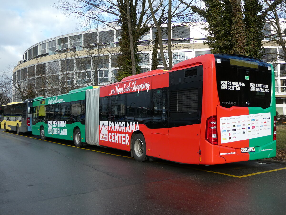 (245'843) - STI Thun - Nr. 713/BE 433'713 - Mercedes am 6. Februar 2023 bei der Schiffl�ndte Thun