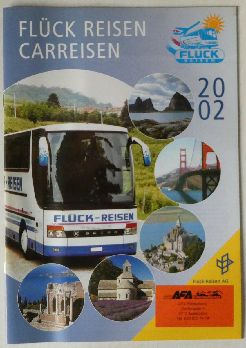 (246'055) - Fl�ck Reisen-Carreisen 2002 am 12. Februar 2023 in Thun (Vorderseite)