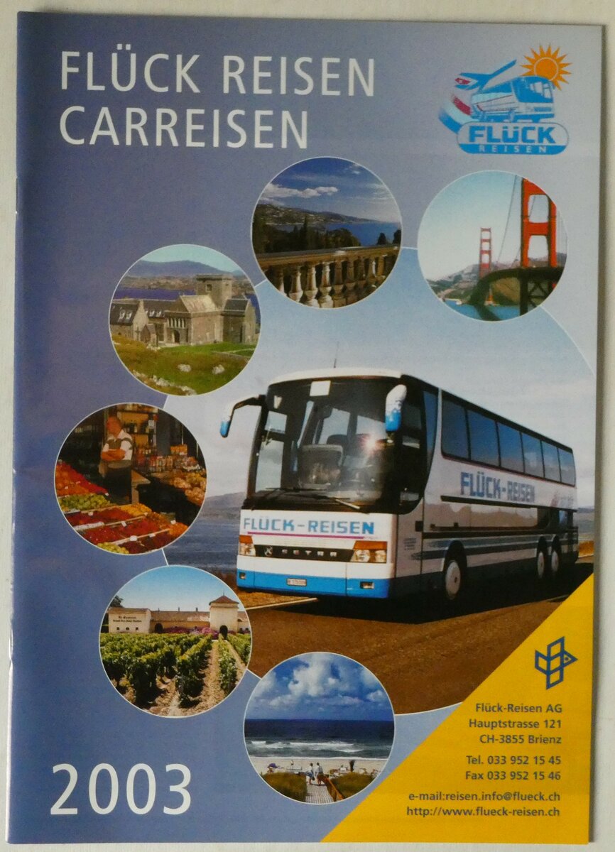 (246'057) - Fl�ck Reisen-Carreisen 2003 am 12. Februar 2023 in Thun (Vorderseite)